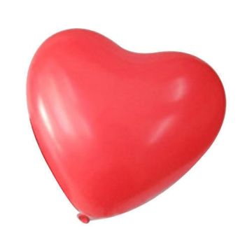 Ballon hart rood 8 st