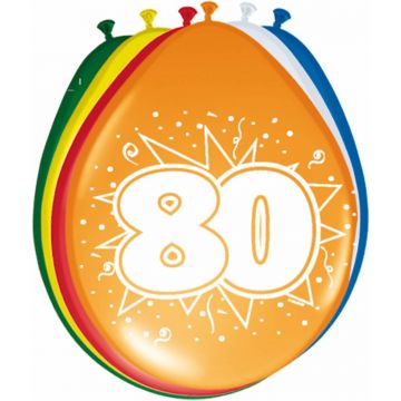 Ballon 80 jaar