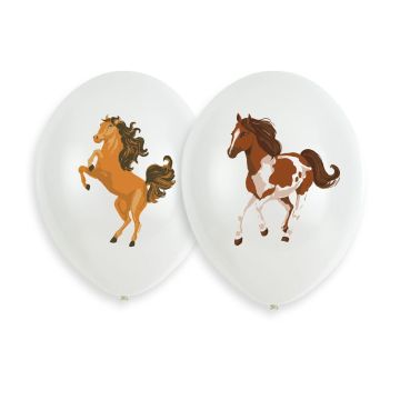 Ballonnen paarden, 6 stuks