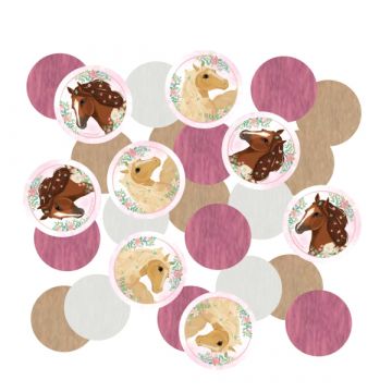 Paarden confetti