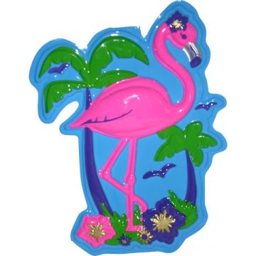 Flamingo wanddecoratie.