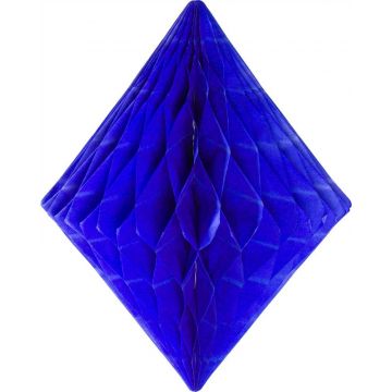 Honeycomb diamant blauw