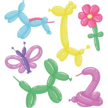 Modelleer ballonnen assorti 25 stuks