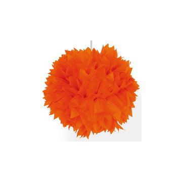 Pompom oranje versiering