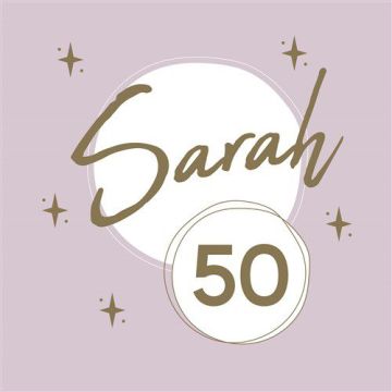 Servetten Sarah 50