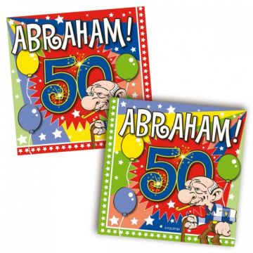 Servetten Abraham 50