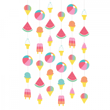 Versiering ijsjes hangdecoratie.