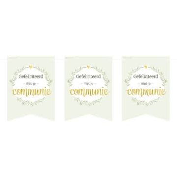 Vlaggenlijn Communie roze