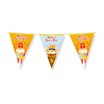 Vlaggenlijn Sint&Piet welkom