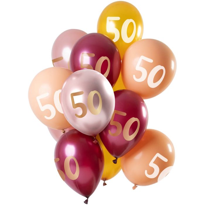Gastvrijheid Vergelden gespannen Ballonnen 50 jaar Sarah roze goud