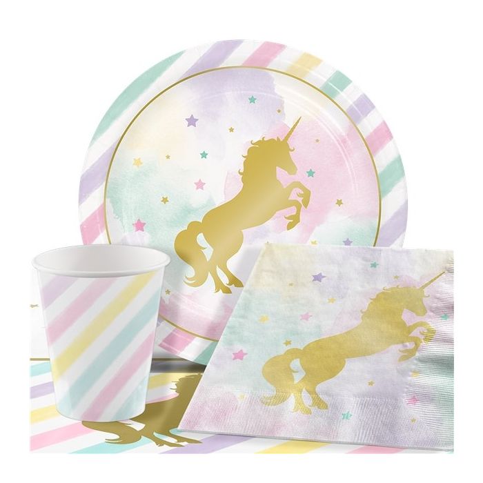 Unicorn bord eenhoorn pastel